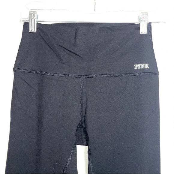 PINK Victoria’s Secret Ultimate Black Mid-rise Athletic Leggings Small Women’s - Picture 4 of 12